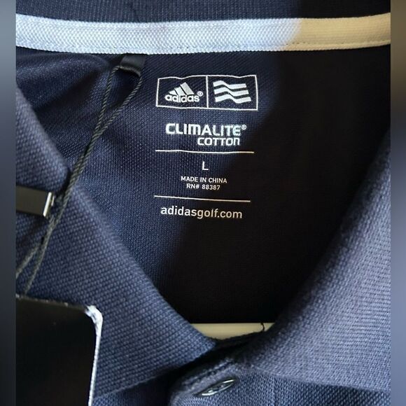 NWT … ADIDAS “Size: L” CLIMALITE Polo Shirt - Picture 4 of 4